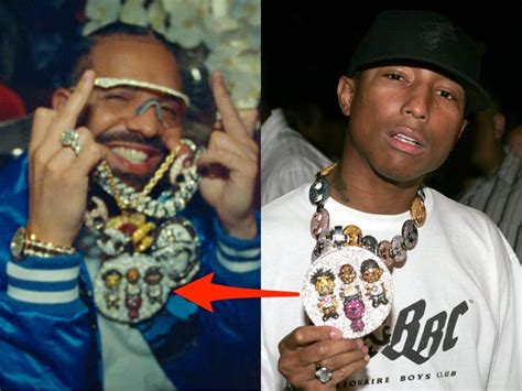 pharrell williams chanel chain|Pharrell Williams vs drake.